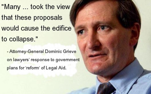 Sacked: Dominic Grieve's reservations about Legal Aid cuts put him at adds with the Coalition government; it seems his concern over a planned attack on human rights led to his sacking.